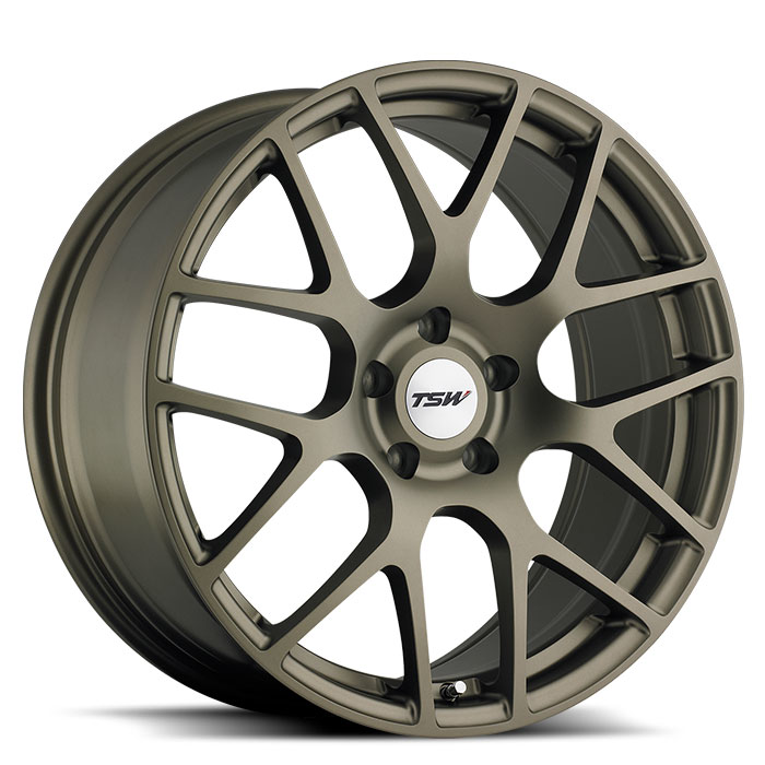 TSW 2005NUR255114Z76 - Nurburgring 20x10.5 5x114.3 ET25 CB76.1 Matte Bronze