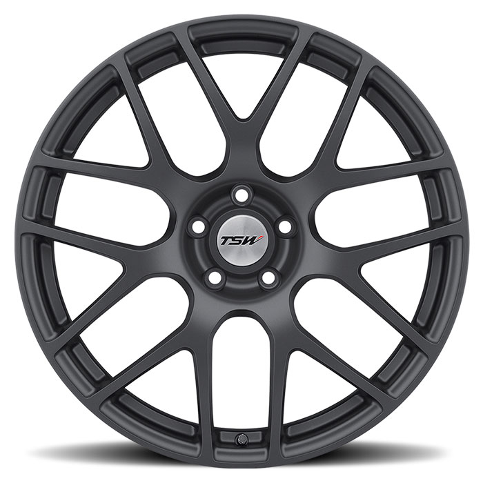 TSW 2210NUR355120G76 - Nurburgring 22x10 5x120 ET35 CB76.1 Matte Gunmetal