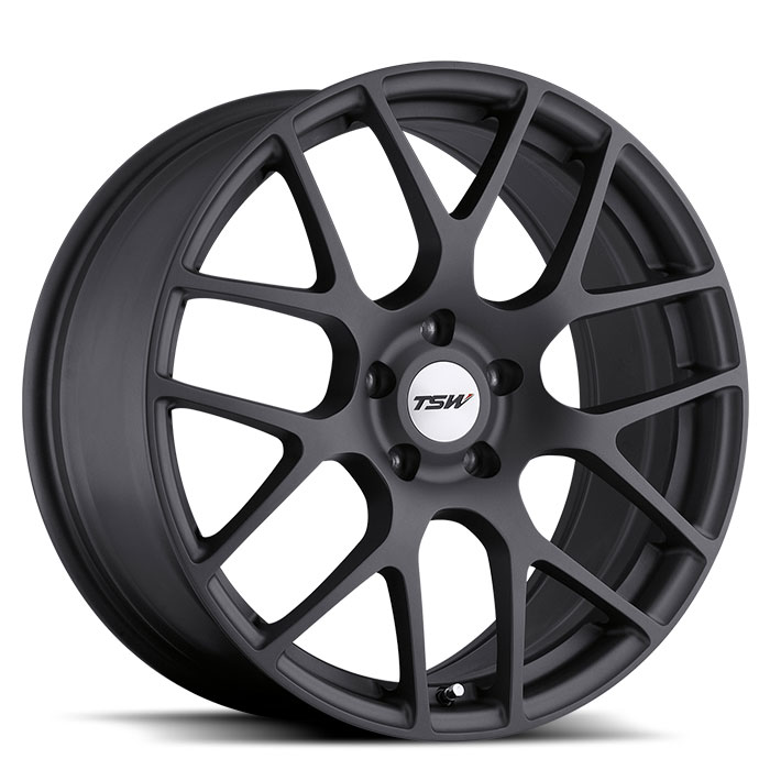 TSW 2210NUR415112G66 - Nurburgring 22x10 5x112 ET41 CB66.6 Matte Gunmetal