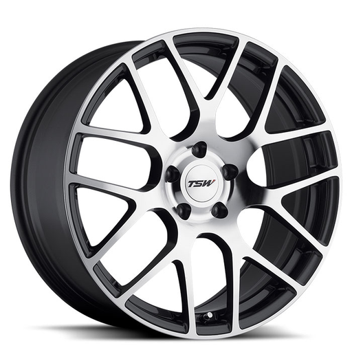 TSW 2105NUR415112S66 - Nurburgring 21x10.5 5x112 ET41 CB66.6 Gunmetal with Mirror Cut Face