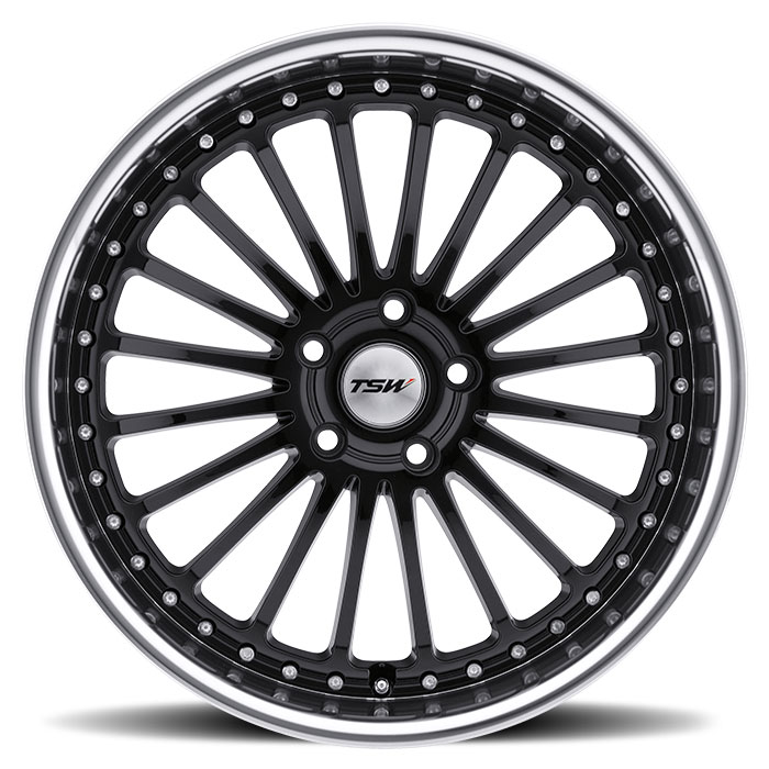 SILVERSTONE 17X8 5-120 35P C76 BLACK - MCH LIP