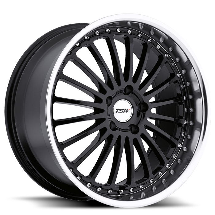 SILVERSTONE 17X8 5-120 35P C76 BLACK - MCH LIP