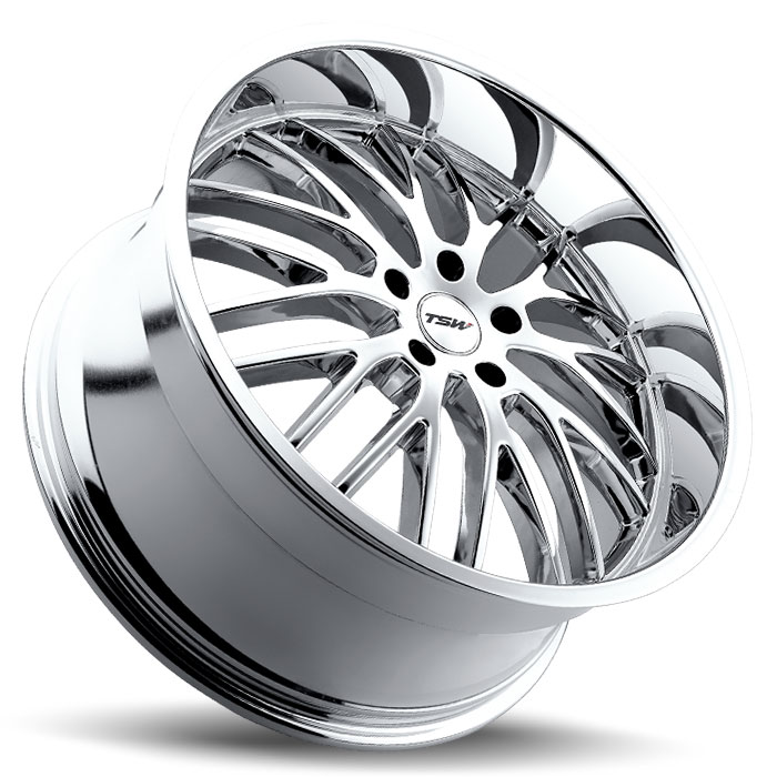 TSW 1895SNT455120C76 - Snetterton 18x9.5 5x120 ET45 CB76.1 Chrome