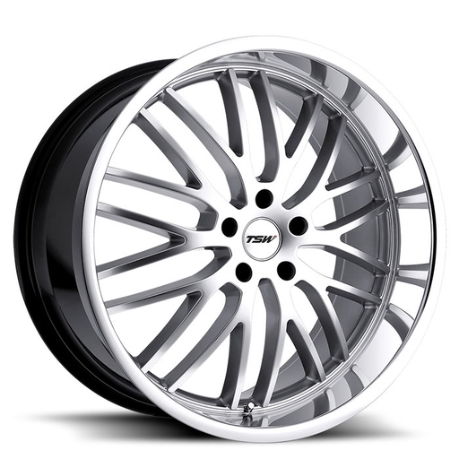 TSW 2010SNT355120S76 - Snetterton 20x10 5x120 ET35 CB76.1 Hyper Silver with Mirror Cut Lip