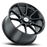 SONOMA 17X8 5-108 40P C72.1 GLOSS BLACK  (BLACK HEX NUT)