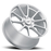 SONOMA 18X8.5 5-114.3 40P C76 SILVER W/MIRROR CUT FACE (SILVER HEX NUT)