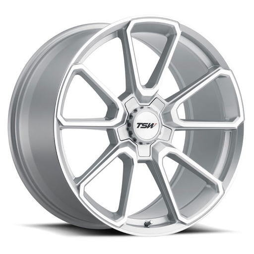 TSW 1985SMA155120S76 - Sonoma 19x8.5 5x120 ET15 CB76.1 Silver with Mirror Cut Face