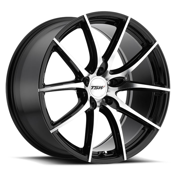 SPRINT 18X8.5 5-112 42P C72 BLACK MCH