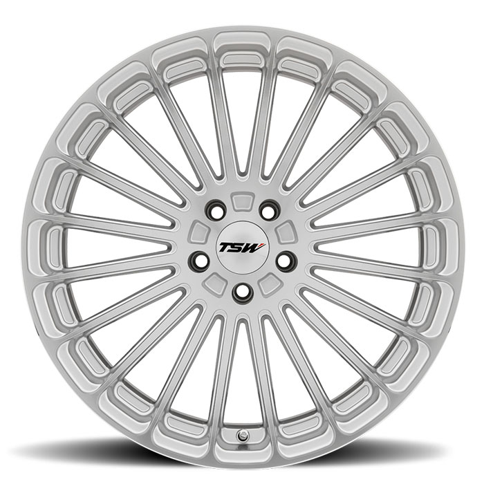 TSW 1895TUR395120S76 - Turbina 18x9.5 5x120 ET39 CB76.1 Titanium Silver with Mirror Cut face