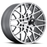 TSW 1895VLE205120S76 - Vale 18x9.5 5x120 ET20 CB76.1 Silver with Mirror Cut Face