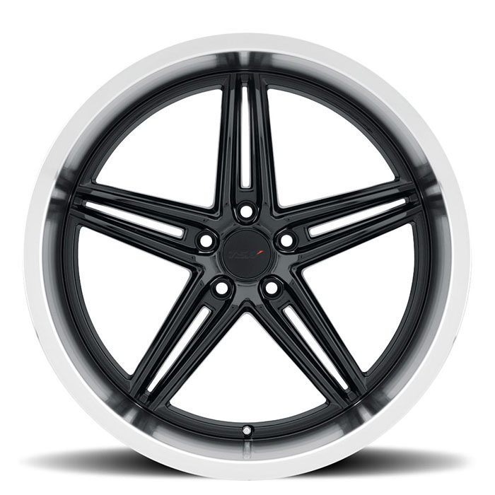 TSW 1885VRT405114B76 - Variante 18x8.5 5x114.3 ET40 CB76.1 Gloss Black with Machined Lip