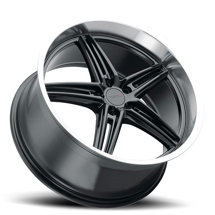 TSW 1885VRT405114B76 - Variante 18x8.5 5x114.3 ET40 CB76.1 Gloss Black with Machined Lip