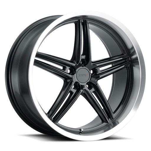 TSW 1895VRT395114B76 - Variante 18x9.5 5x114.3 ET39 CB76.1 Gloss Black with Machined Lip