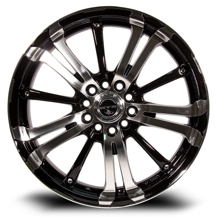 RTX 082675 - Arsenic 17x7 5x110/114.3 ET42 CB73.1 Black Machined