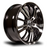 RTX 082676 - Arsenic 17x7 5x105/114.3 ET42 CB73.1 Black Machined