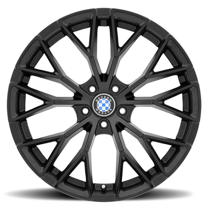 ANTLER 17X9 5-120 20P C72.6 MATTE BLACK - BLACK FACE