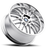 MESH 18X9.5 5-120 30P C72.6 CHROME