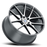 RITZ 18X9.5 5-112 40P C66.6 GLOSS GUNMETAL W/BRUSHED FACE