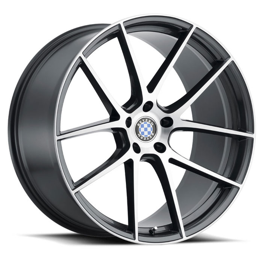 RITZ 19X10 5-120 25P C72.6 GLOSS GUNMETAL W/BRUSHED FACE