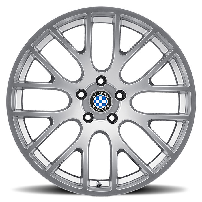 SPARTAN 19X9.5 5-120 15P C72.6 HYPER SILVER