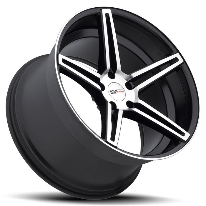 BRICKYARD 19x10 5-120.7 37P C70.3 MATTE BLK - MATTE MCH