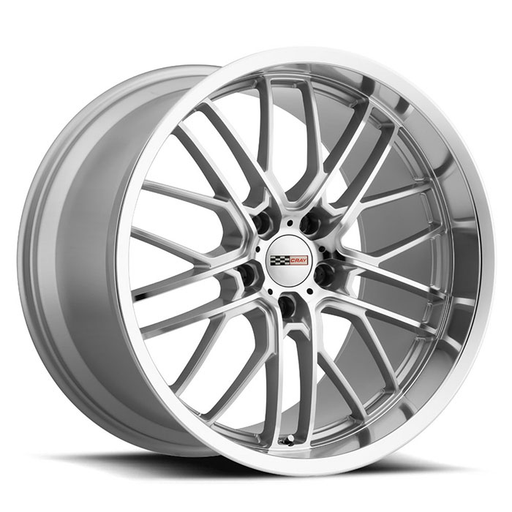 EAGLE 18X9 5-120.7 50P C70.3 SILVER W/MIRROR CUT FACE & LIP