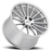 MAKO 19X10 5-120.7 37P C70.3 SILVER MCH