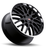 MANTA 17X9 5-120.7 50P C70.3 BLACK MCH