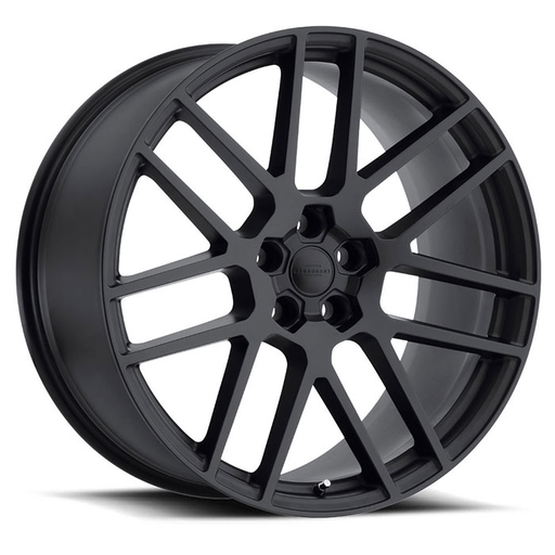 WINDSOR 22X10.5 5-120 35P C72.6 MATTE BLACK W/GLOSS BLACK FACE