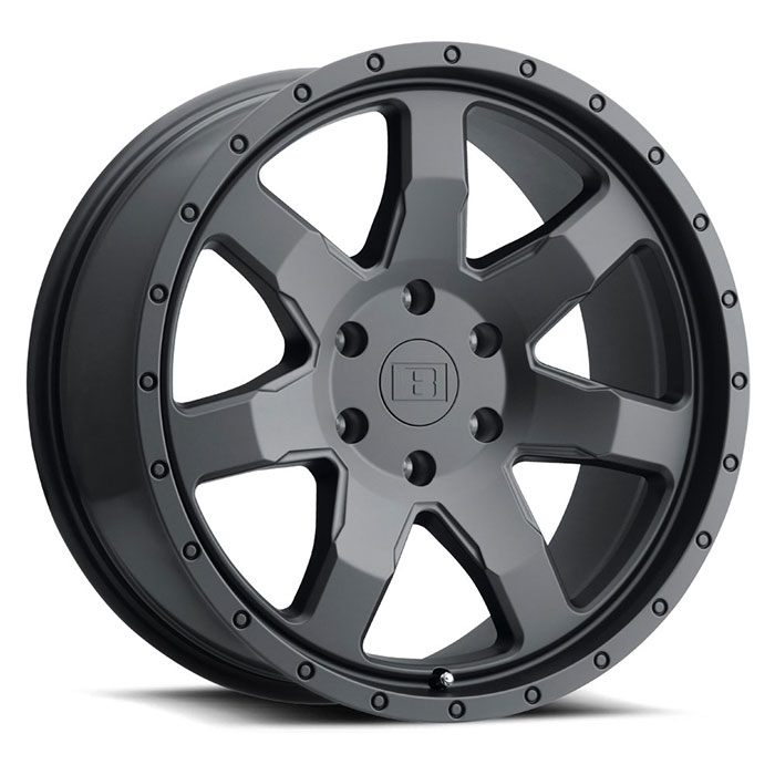 Level 8 Slam 18x9 6x139.7 ET9 CB112.1 Matte Black