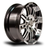 RTX Offroad 082689 - Loki II 18x9 6x139.7 ET20 CB108 Matte Black