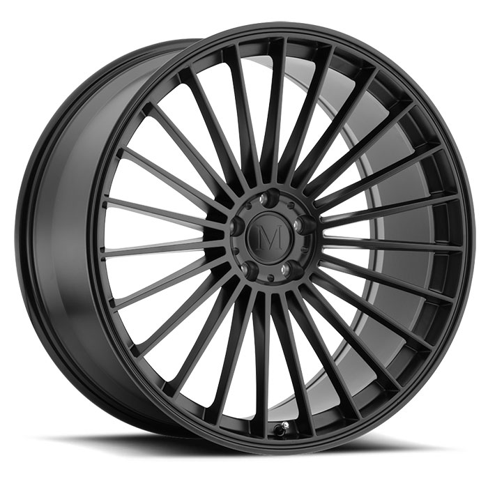 23 19X9.5 5-112 25P C66.6 MATTE BLACK