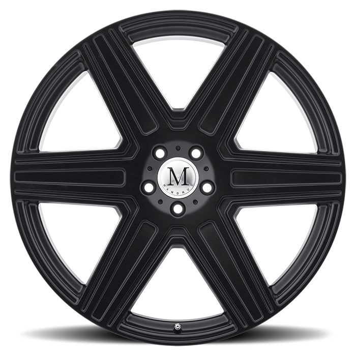 ATLAS 20X10 5-112 40P C66.6 MATTE BLACK