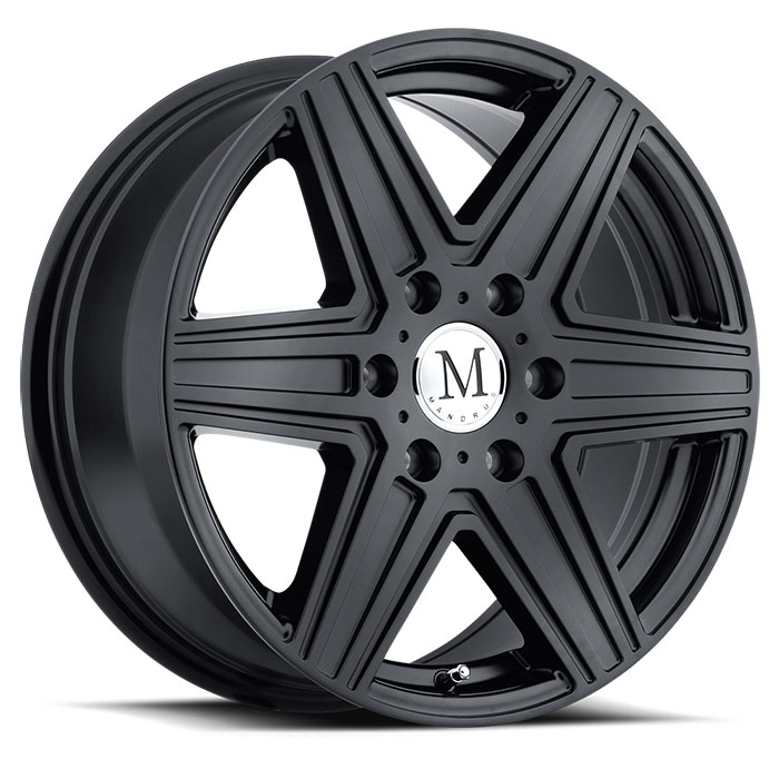 ATLAS 6 18X8 6-130 52P C84 MATTE BLACK