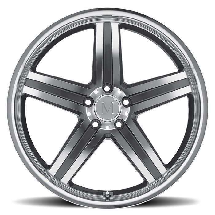 MANNHEIM 18X9.5 5-112 35P C66.6GUNMETAL MCH