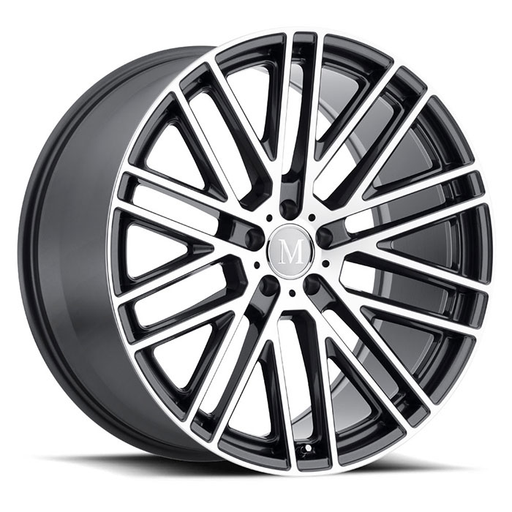 MANDRUS MASCHE 19X9.5 5-112 30P C66.6 GLOSS GUNMETAL W/MIRROR CUT FACE