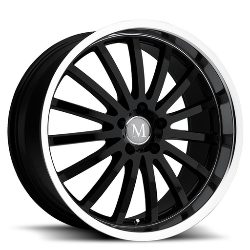 MILLENNIUM 19X9.5 5-112 35P C66.6 BLACK MCH