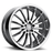 MILLENNIUM 17X8 5-112 25P C66.6 CHROME