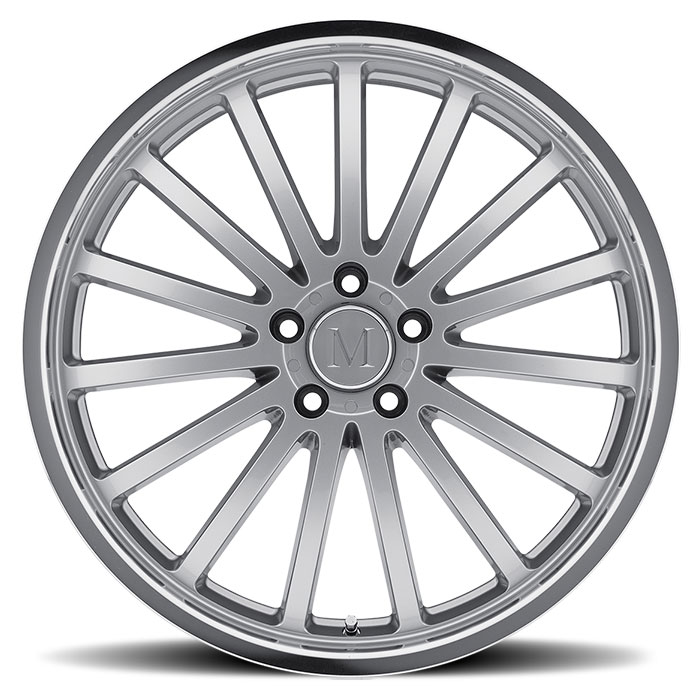 MILLENNIUM 18X9.5 5-112 35P C66.6 HYPER SILVER MCH