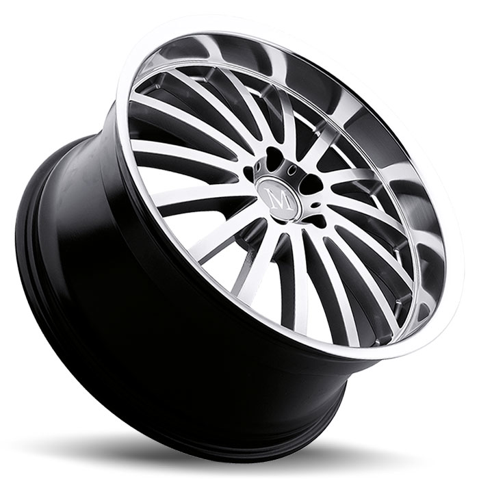 MILLENNIUM 17X8 5-112 25P C66.6 HYPER SILVER MCH