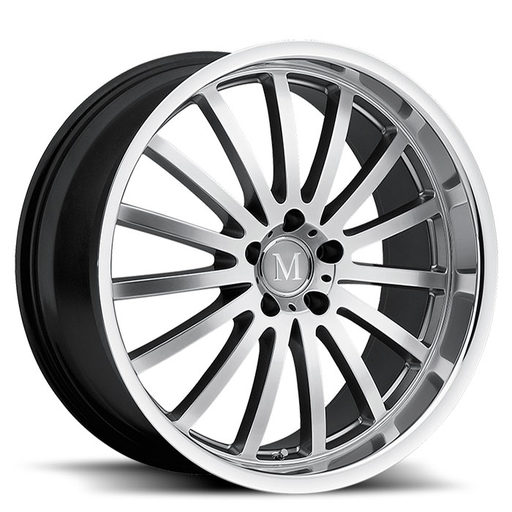 MILLENNIUM 18X9.5 5-112 25P C66.6 HYPER SILVER MCH