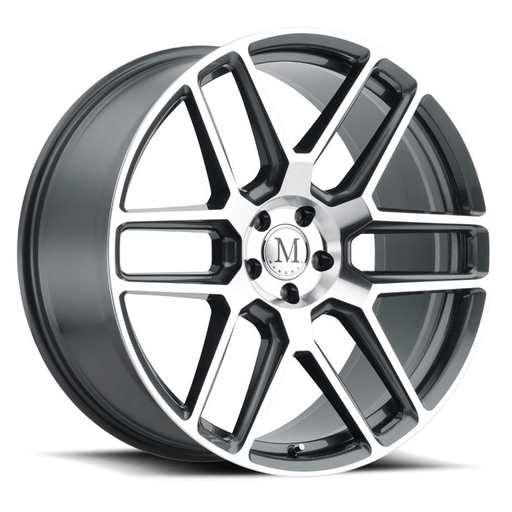 MANDRUS OTTO 19X8.5 5-112 42P C66.6 GUNMETAL W/MIRROR CUT FACE