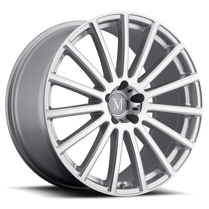 ROTEC 20X8.5 5-112 43P C66.6 SILVER MCH