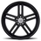 SIMPLEX 19X8.5 5-112 43P C66.6 MATTE BLACK - BLACK LIP