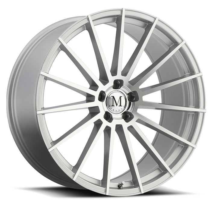 STIRLING 18X8.5 5-112 32P C66.6 SILVER MCH