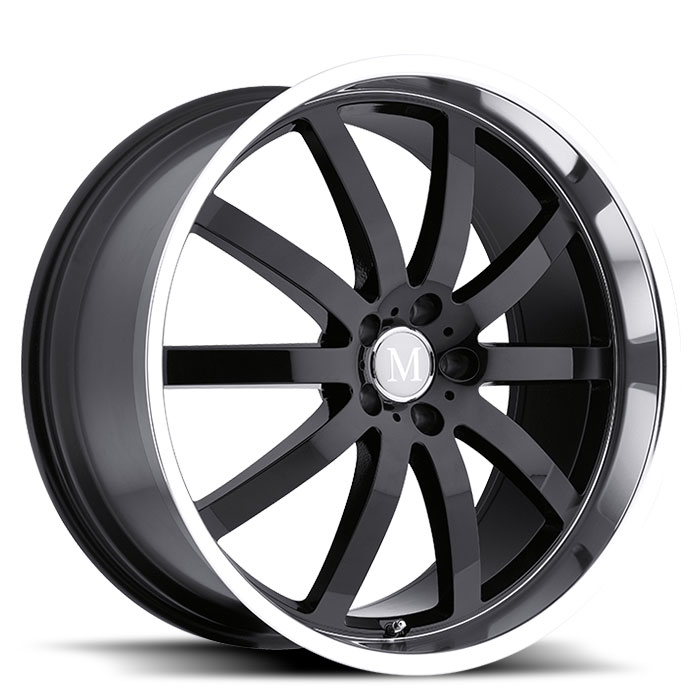 WILHELM 20X10 5-112 42P C66.6 BLACK MCH