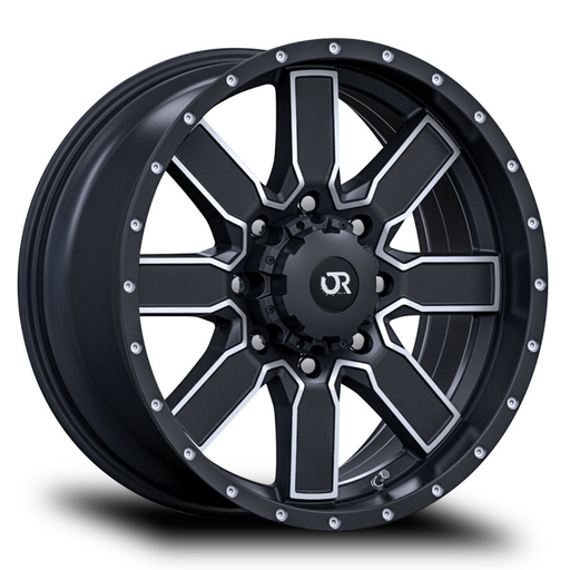 RTX Offroad 082099 - Steppe 20x9 8x170 ET15 CB125 Black Machined