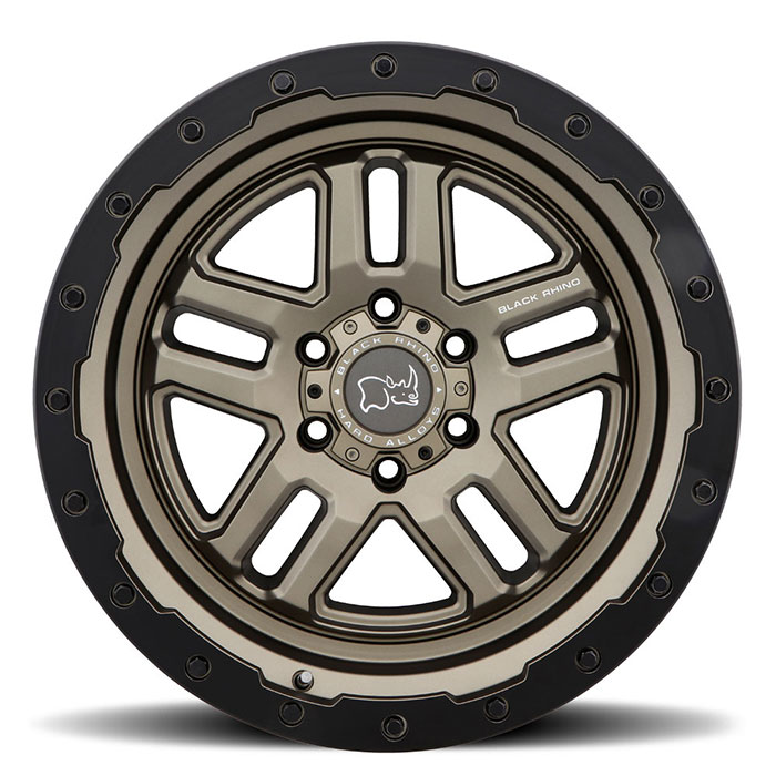 BARSTOW 18X9.5 5-150 12P C110 MATTE BRONZE W/MATTE BLACK LIP RING