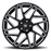 CYCLONE 20X9 5-150 25 110.1 GLOSS BLACK W/MILLED SPOKES