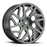 CYCLONE 20X9 5-114.3 30P C76 GLOSS TITANIUM W/MILLED SPOKES